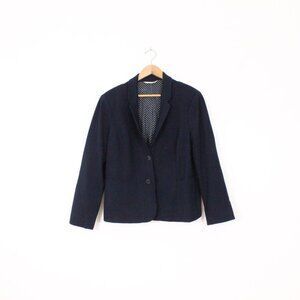 Cleo Navy Blazer with Shoulder Pads